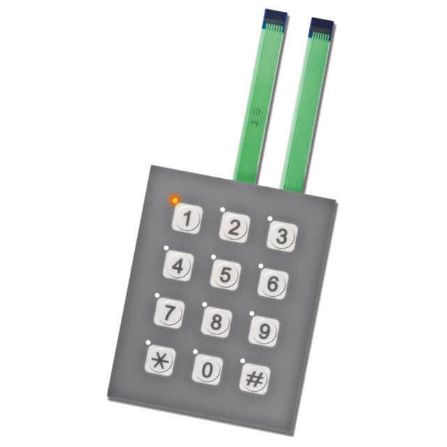 FMBP12BF SWITCH KEYPAD 12 KEY 0.02A 24V