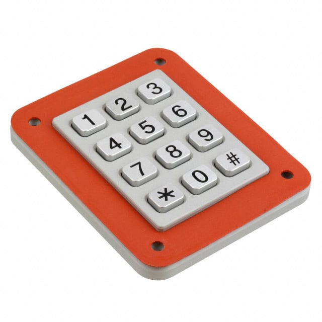 84R-AB2-112-PD SWITCH KEYPAD 12 KEY 0.01A 24V