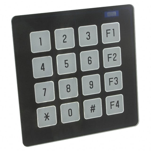 TKU016CT-A100 CAPACITIVE TOUCH SWITCH 4X4 KEYP
