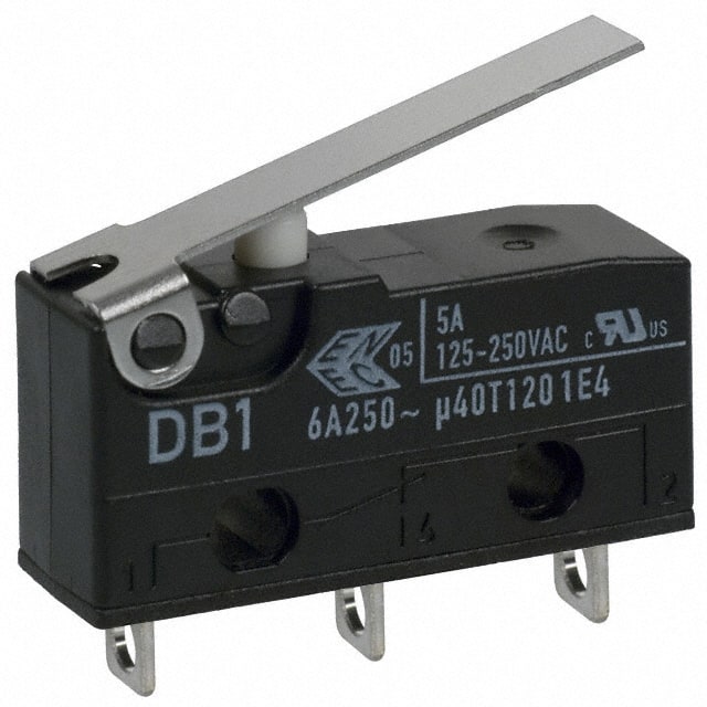 DB1C-A1LB SWITCH SNAP ACTION SPDT 5A 125V