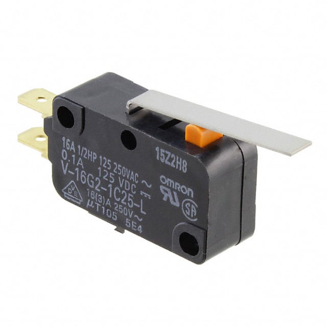 V-16G2-1C26-K(R) SWITCH SNAP ACTION SPDT 16A 250V