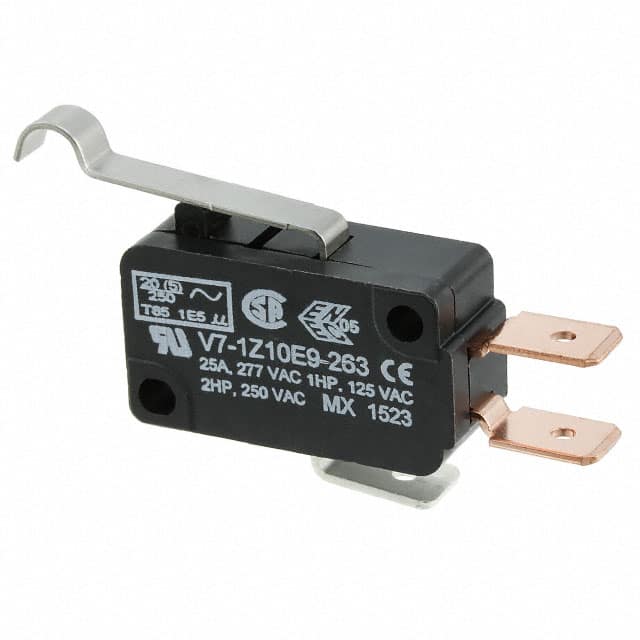 V7-1Z10E9-263 SWITCH SNAP ACTION SPDT 25A 277V