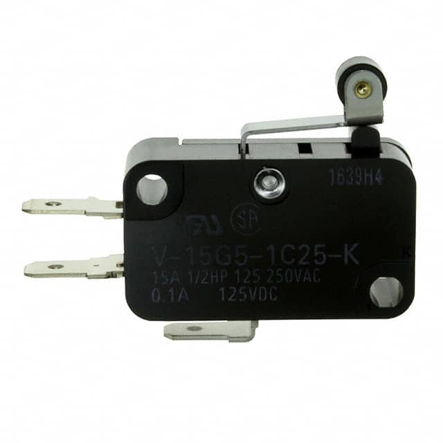V-15G5-1C25-K SWITCH SNAP ACTION SPDT 15A 250V