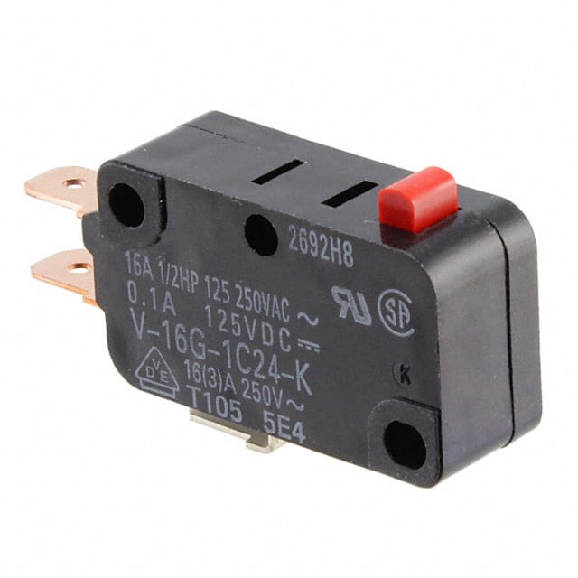 V-16G-1C24(R) SWITCH SNAP ACTION SPDT 16A 250V