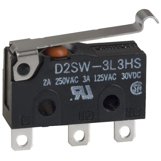 D2SW-3L3HS SWITCH SNAP ACTION SPDT 3A 125V
