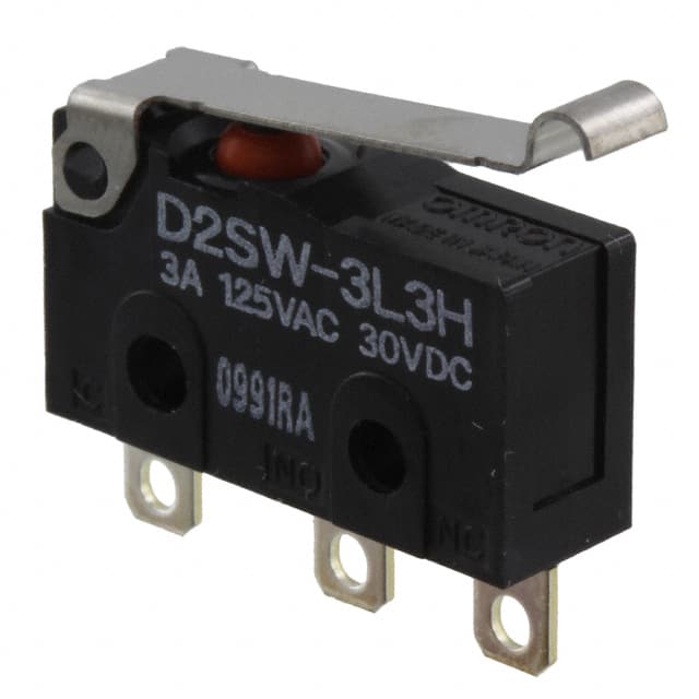D2SW-3L3H SWITCH SNAP ACTION SPDT 3A 125V