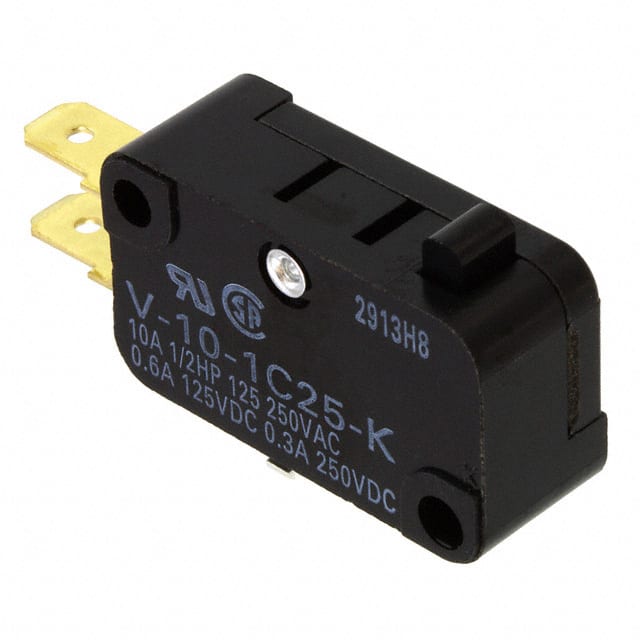 V-10G-1C23-K SWITCH SNAP ACTION SPDT 10A 250V