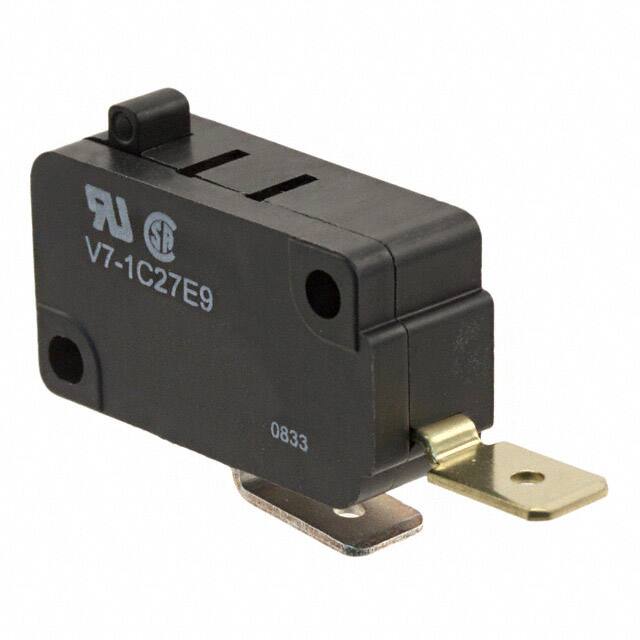 V7-1C27E9 SWITCH SNAP ACT SPST-NO 15A 125V