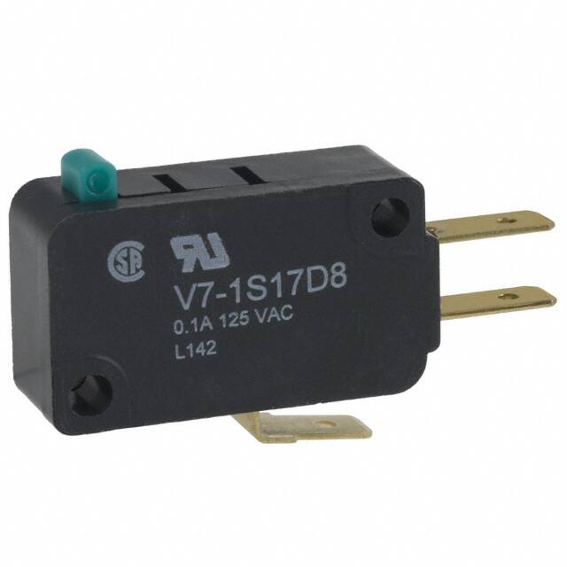 V7-1S17D8 SWITCH SNAP ACT SPDT 100MA 125V