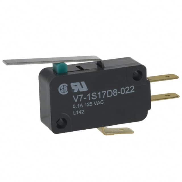 V7-1S17D8-022 SWITCH SNAP ACT SPDT 100MA 125V