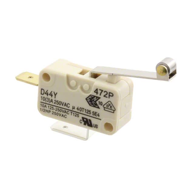 D44EV1TD SWITCH SNAP ACT SPST-NC 10A 125V