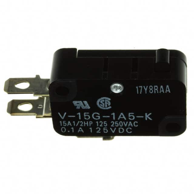V-15G-1A6-K SWITCH SNAP ACTION SPDT 15A 250V