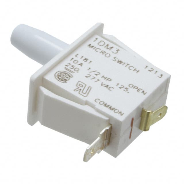 1DM3 SWITCH SNAP ACT SPST-NO 10A 125V