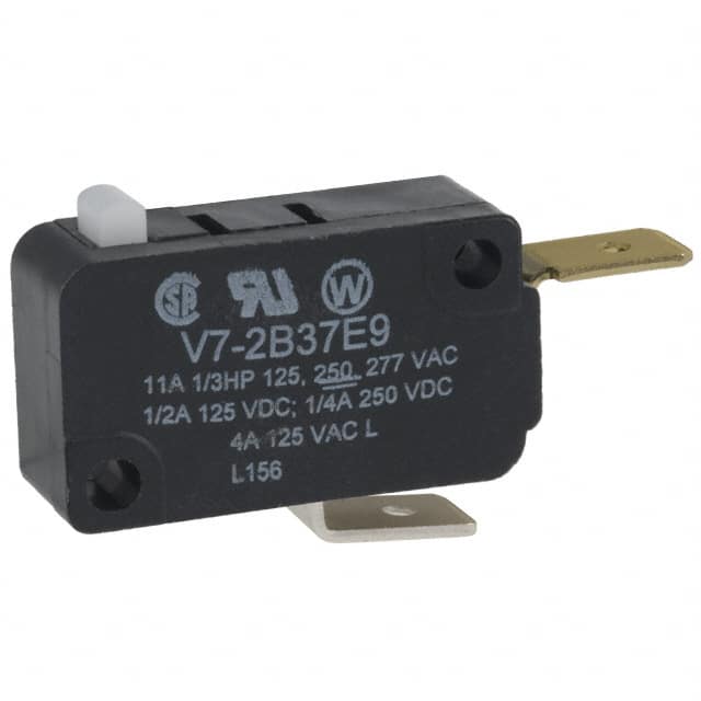 V7-2B37E9 SWITCH SNAP ACT SPST-NC 11A 125V