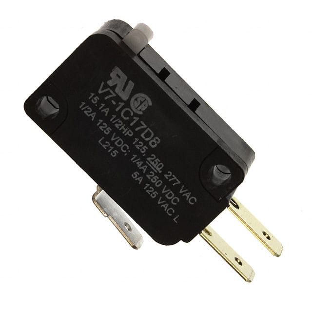 V7-1C17D8 SWITCH SNAP ACTION SPDT 15A 125V