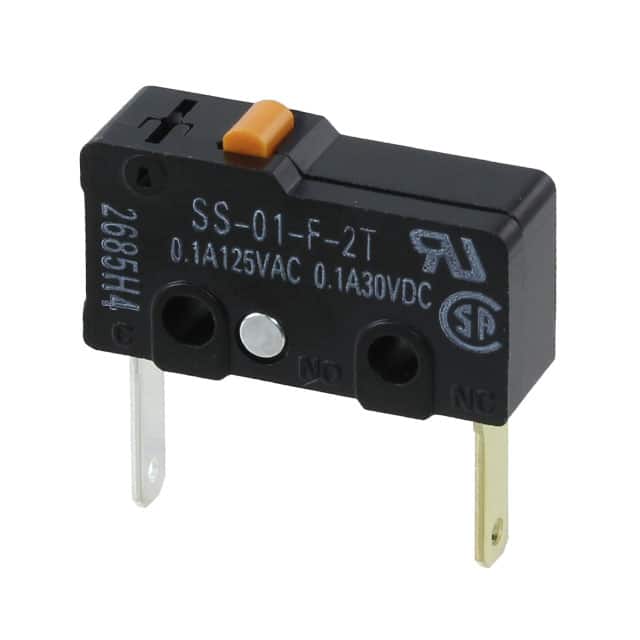 SS-01-F2T SWITCH SNAP SPST-NC 100MA 125V