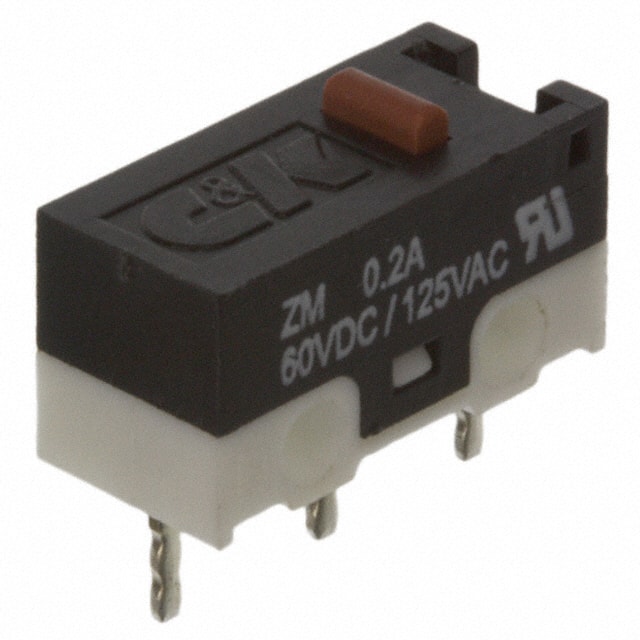ZMCJM9P0T SWITCH SNAP ACT SPDT 200MA 60V
