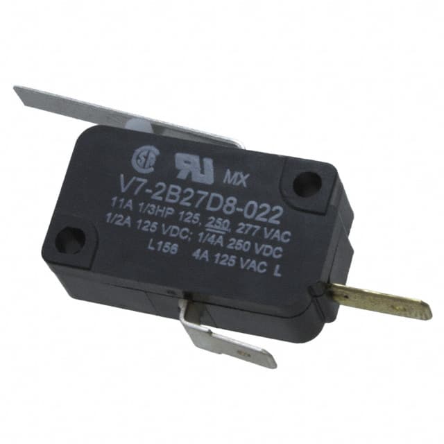 V7-2B27D8-022 SWITCH SNAP ACT SPST-NO 11A 125V