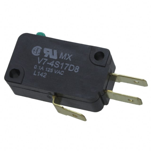 V7-4S17D8 SWITCH SNAP ACT SPDT 100MA 125V