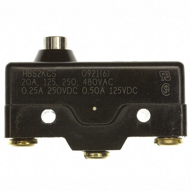 HBS2KCB4SD055C SWITCH SNAP ACTION SPDT 20A 125V