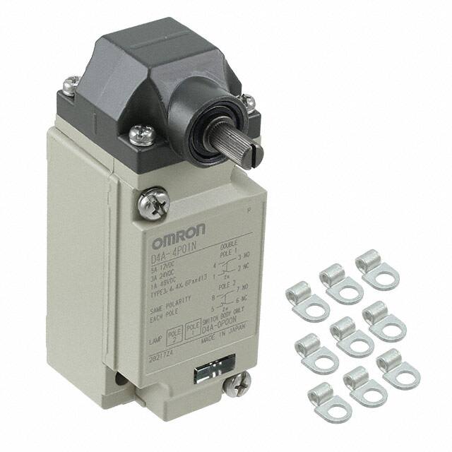 D4A-4P01N SWITCH SNAP ACTION DPDT 5A 125V