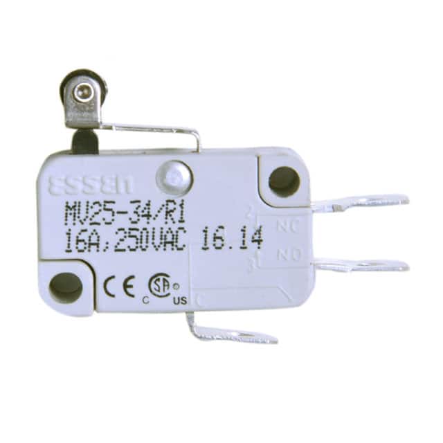 MV25-34/R1 SWITCH MICRO V3 SHORT ROLLER 4.7