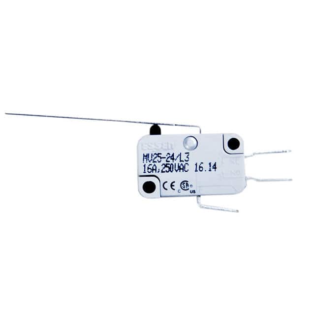 MV25-24/L3 SWITCH MICRO V3 6.3X0.8MM LONG L
