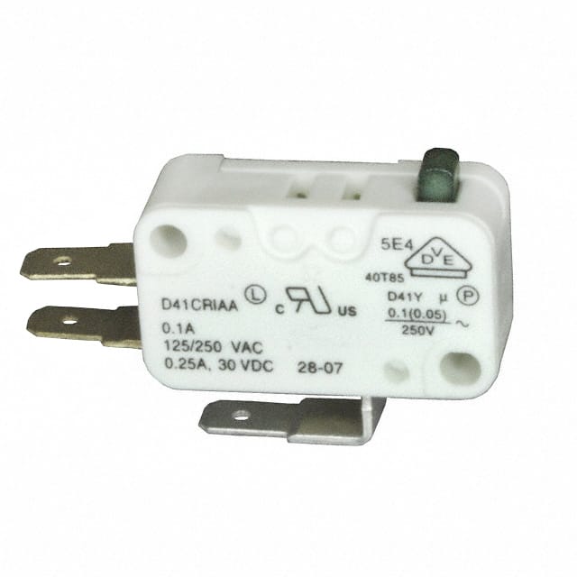 D41C-R1AA SWITCH SNAP ACT SPDT 100MA 125V