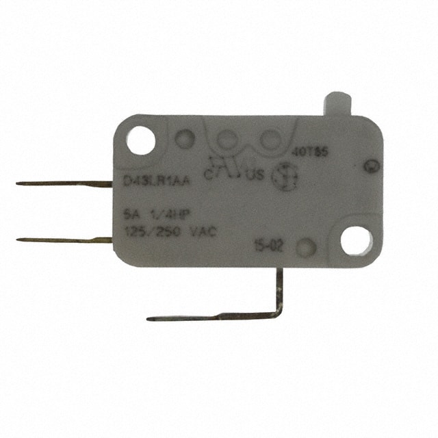 D43L-R1AA SWITCH SNAP SPDT 5A QC TERM