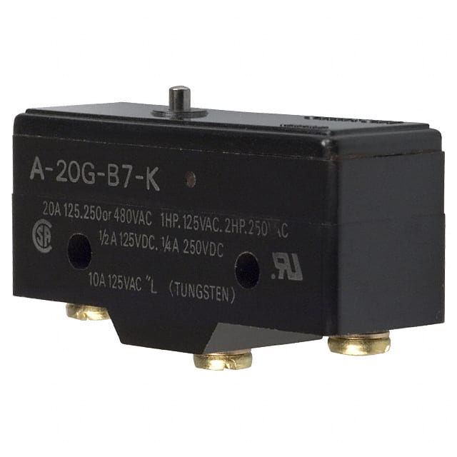 A-20G-B7-K SWITCH SNAP ACTION SPDT 20A 125V