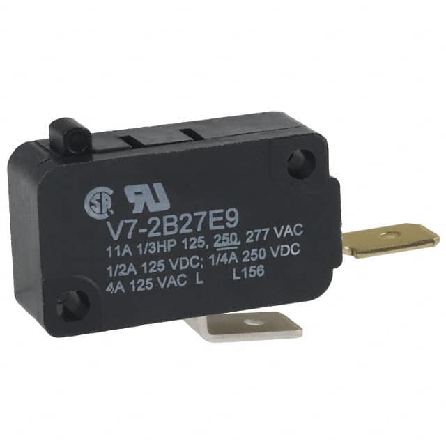 V7-2B27E9 SWITCH SNAP ACT SPST-NO 11A 125V