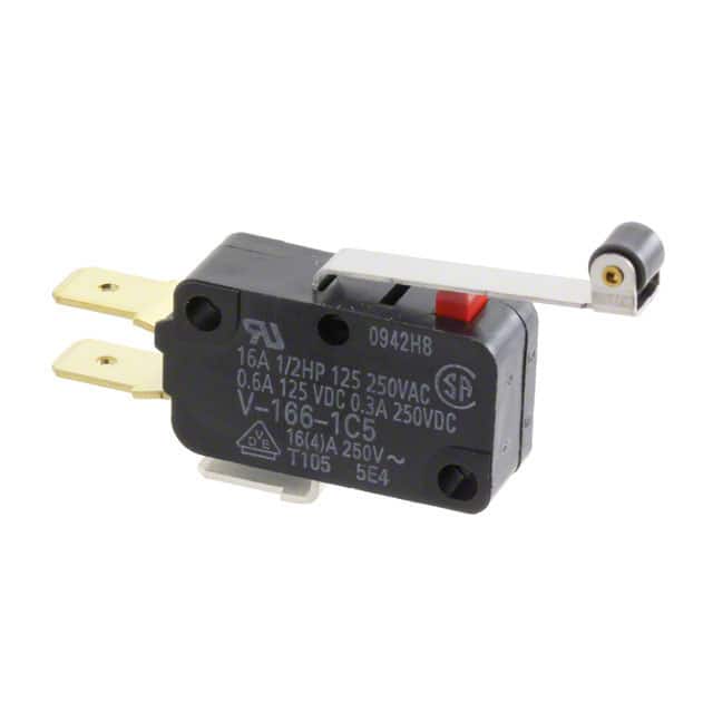 V-166-1C5R SWITCH SNAP ACTION SPDT 16A 250V