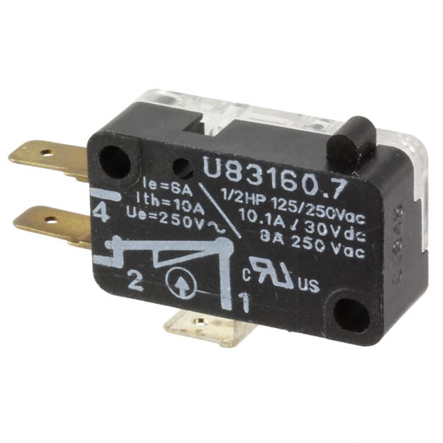 831607C6.0 SWITCH SNAP ACTION SPDT 6A 250V