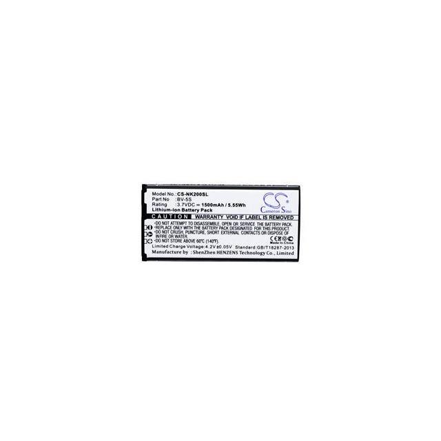 BV-5S BATTERY Replacement for Nokia BV-5S Batt