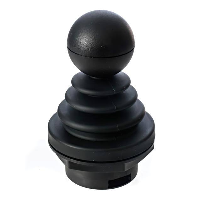 HE2-23-S-F-2-BK Fingertip joystick, Hall effect,