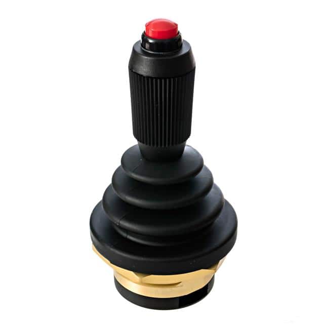 HE2-25-S-E-2-BK Fingertip joystick, Hall effect,