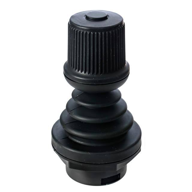 HE2-31-S-F-2-BK Fingertip joystick, Hall effect,