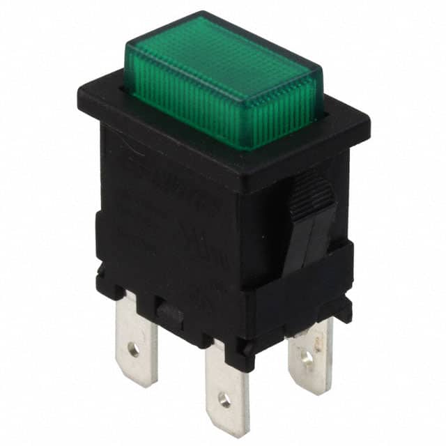 PB1973GBLKGILEF4 SWITCH PUSHBUTTON DPST 15A 250V