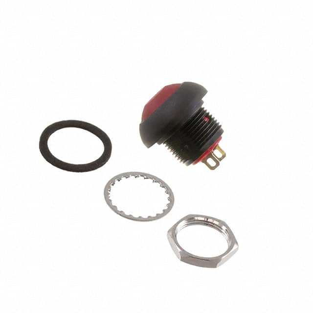 RP8100B2M1CEBLKREDNIL SWITCH PB SPST-NO 0.125A 125V
