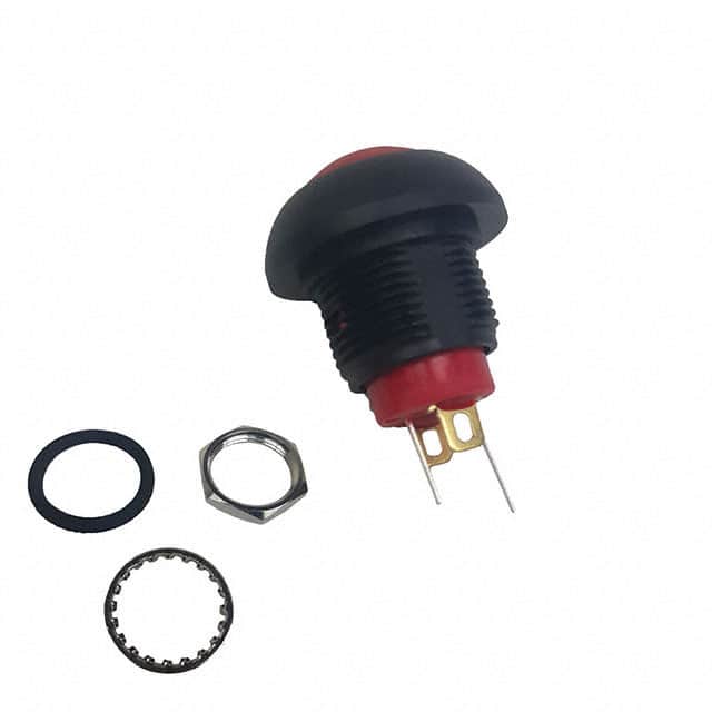 RP8100B2M1CEBLKREDRED SWITCH PB SPST-NO 0.125A 125V
