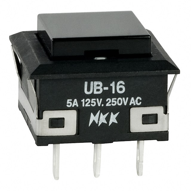 UB16KKW01N-A SWITCH PUSHBUTTON SPDT 5A 125V