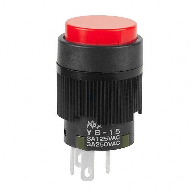 YB15CKW01-CB SWITCH PUSHBUTTON SPDT 3A 125V