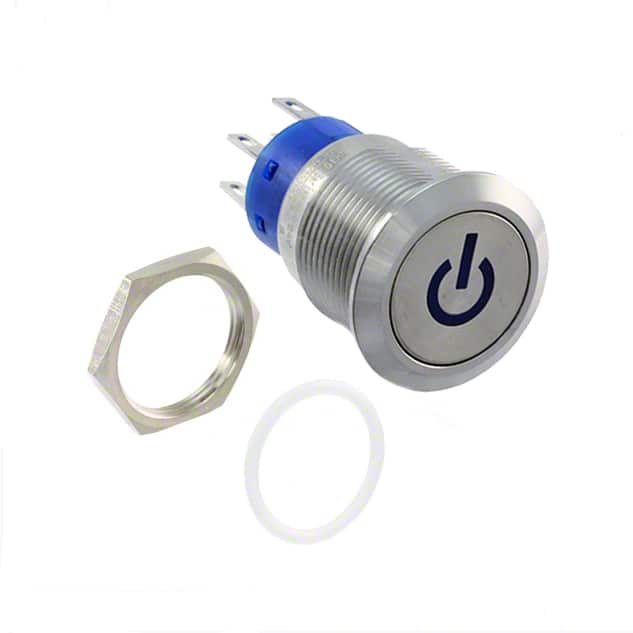 AV1920P724Q04 SWITCH PUSHBUTTON DPDT 3A 250V