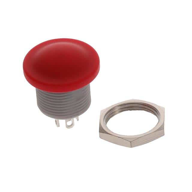 IXP5S16M SWITCH PB IP67 SEALED RED ROUND