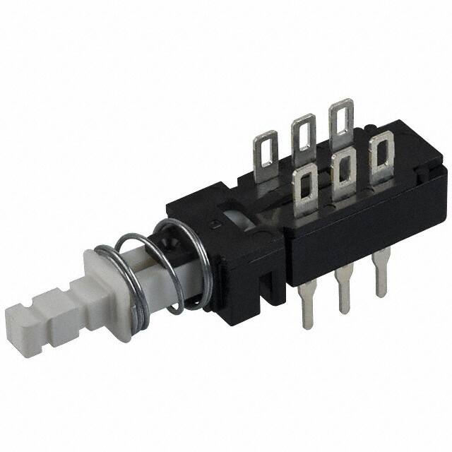 F2UOA SWITCH PUSH DPDT 0.5A 125V
