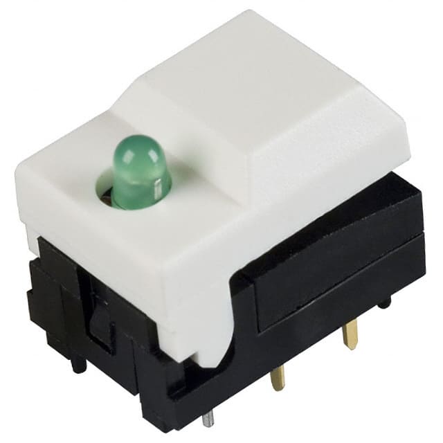 5501MWHTGRN SWITCH PUSH SPDT 0.3A 12V