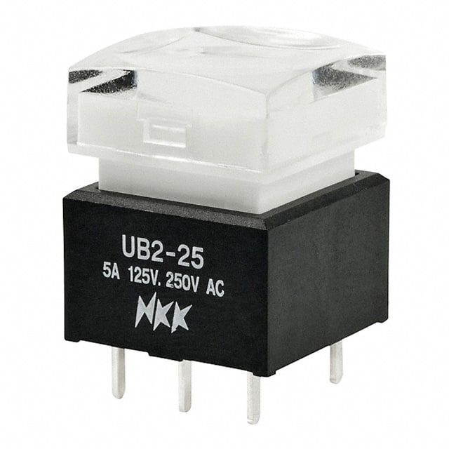 UB225SKW03N-4JB SWITCH PUSHBUTTON DPDT 5A 125V