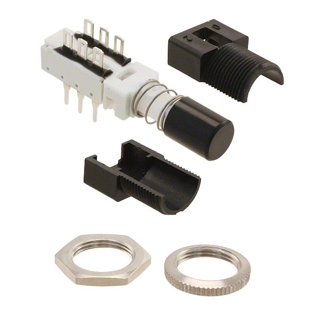 ZF12 FG BK 2U OA SWITCH PUSH DPDT 0.5A 125V