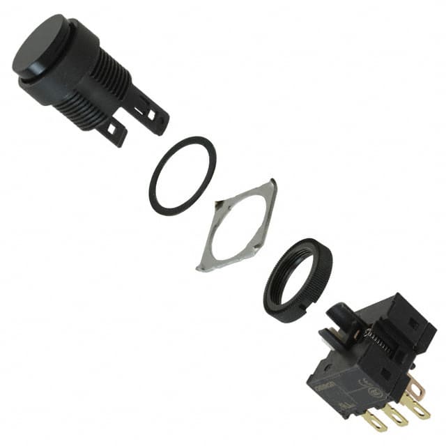 A165-ABA-1 SWITCH PUSHBUTTON SPDT 5A 125V