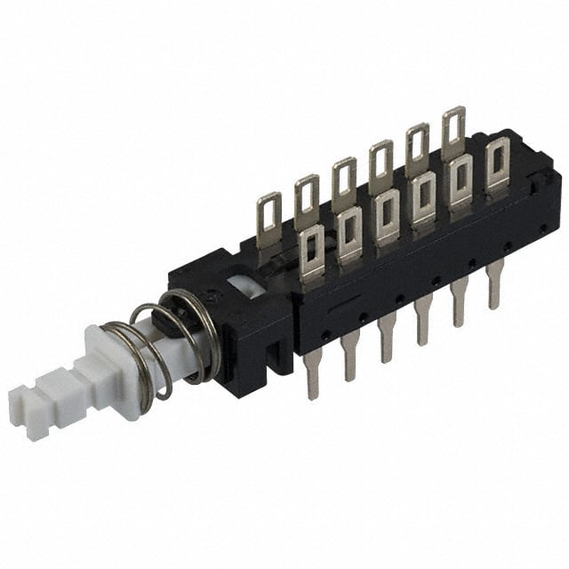 F4UOA SWITCH PUSH 4PDT 0.5A 125V
